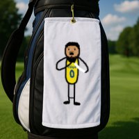 The Haliburton Choke Paint Game 7 Golf Towel