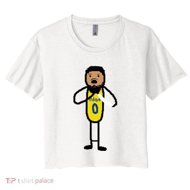 The Haliburton Choke Paint Game 7 Crop Top