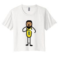 The Haliburton Choke Paint Game 7 Women's Crop Top Tee