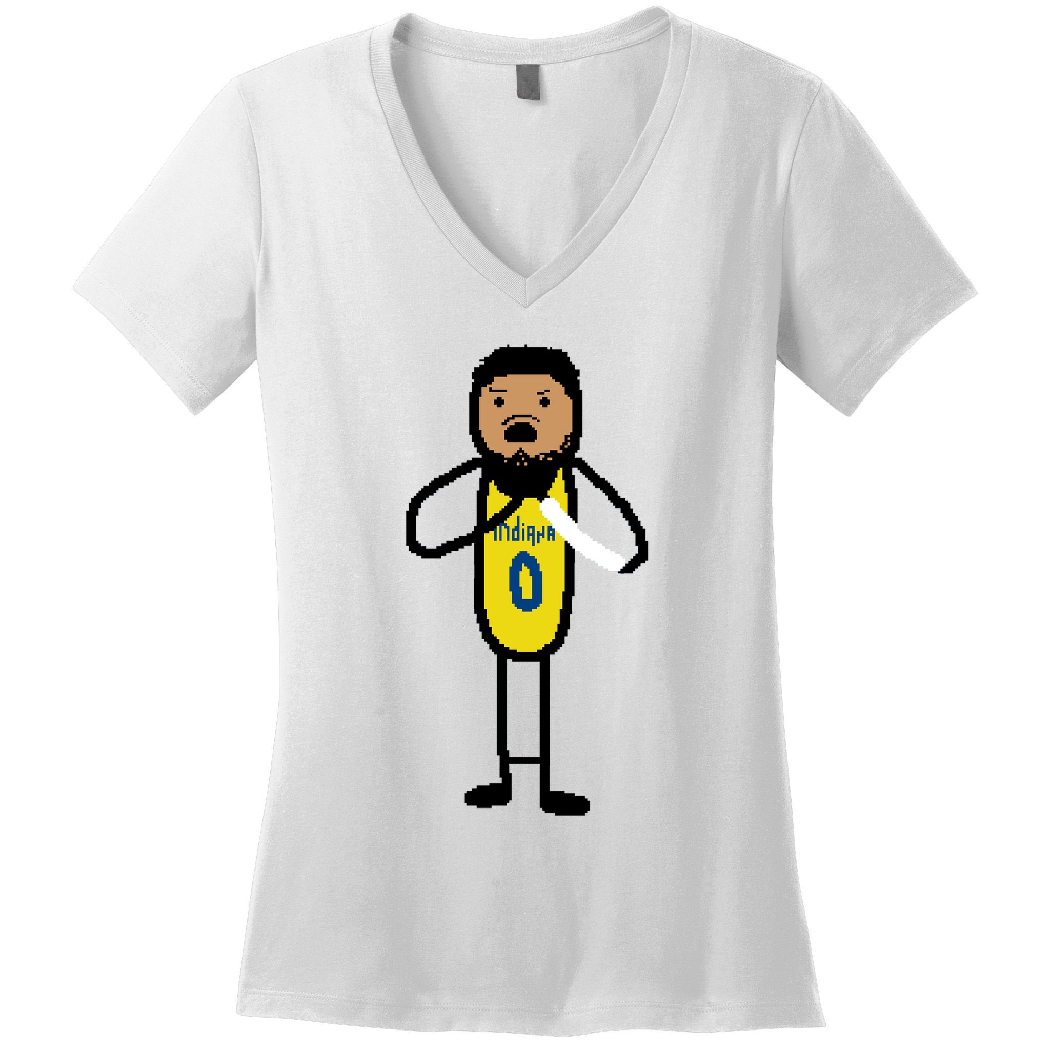 The Haliburton Choke Paint Game 7 Women's V-Neck T-Shirt