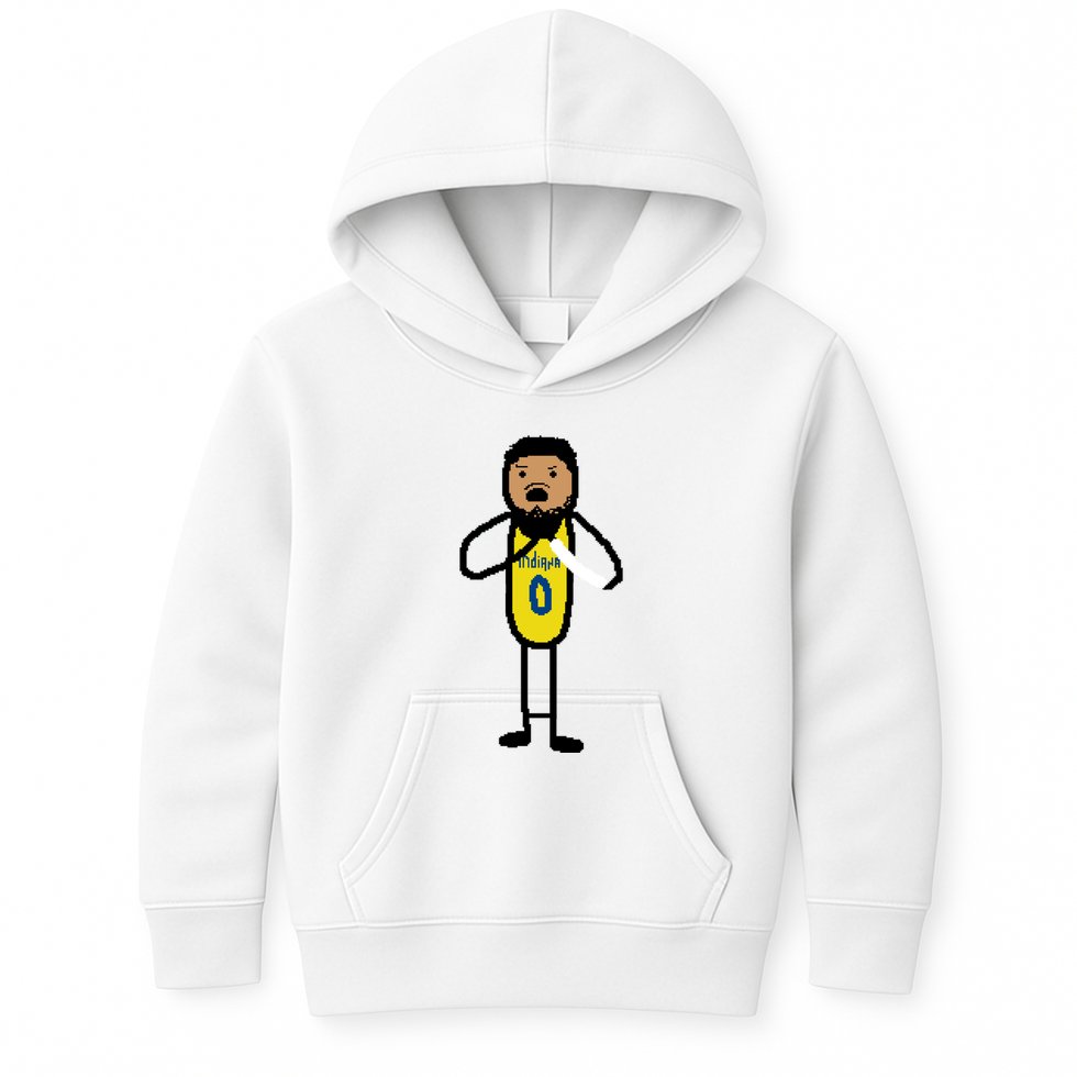 The Haliburton Choke Paint Game 7 Kids Hoodie