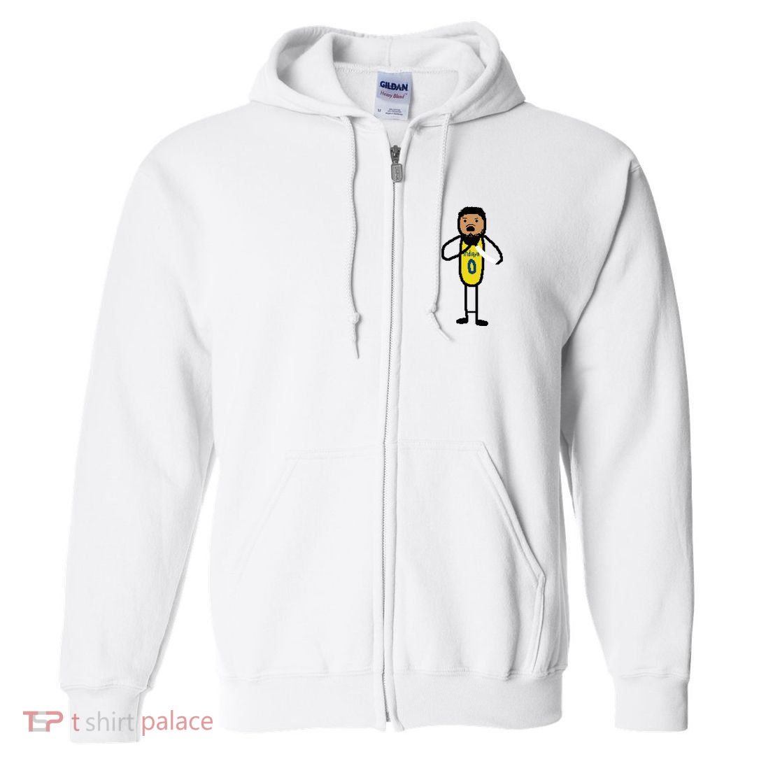The Haliburton Choke Paint Game 7 Full Zip Hoodie