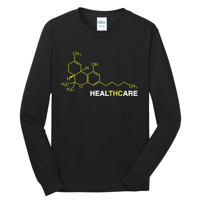 Thc Healthcare Cannabis Medical Marijuana Tall Long Sleeve T-Shirt