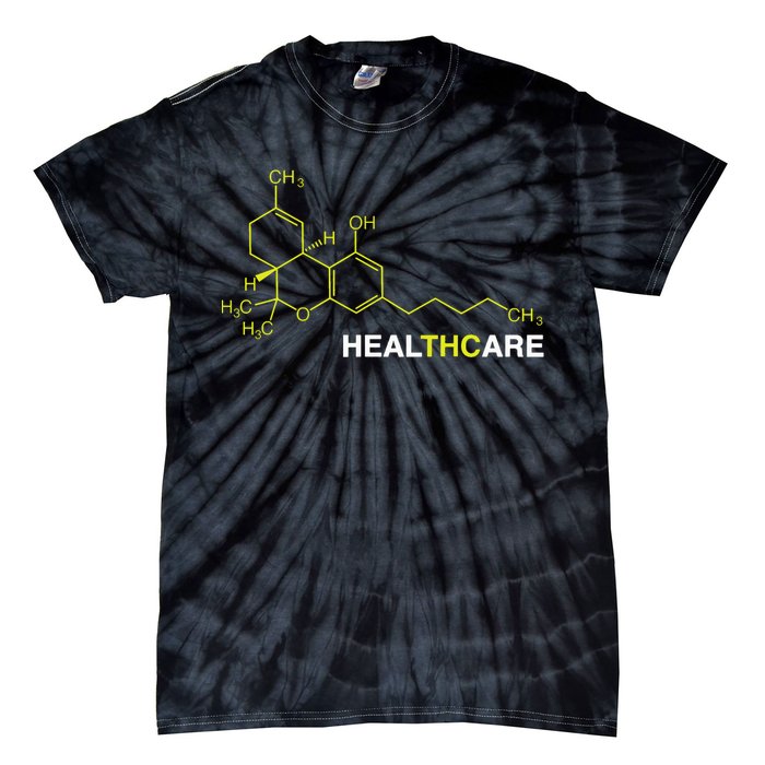 Thc Healthcare Cannabis Medical Marijuana Tie-Dye T-Shirt