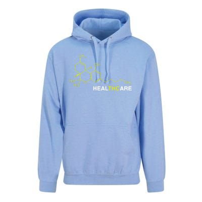 Thc Healthcare Cannabis Medical Marijuana Unisex Surf Hoodie