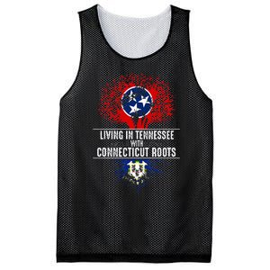 Tennessee Home Connecticut Roots State Tree Flag Mesh Reversible Basketball Jersey Tank