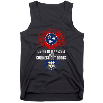 Tennessee Home Connecticut Roots State Tree Flag Tank Top