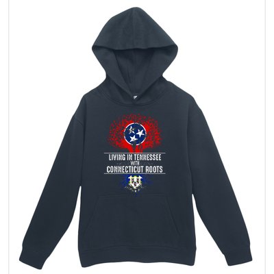 Tennessee Home Connecticut Roots State Tree Flag Urban Pullover Hoodie