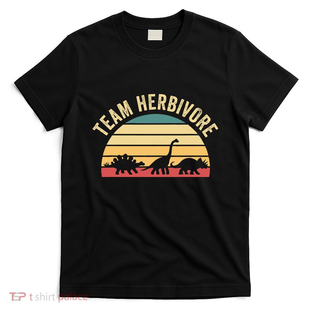 Team Herbivore Cute Dinosaur T-Shirt