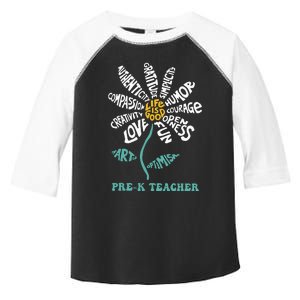 Teacher Humor Courage Openness Fun Love Toddler Fine Jersey T-Shirt