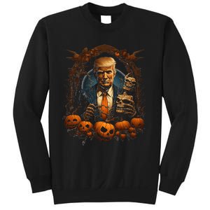 Trump Halloween Costume Scary President Sweatshirt