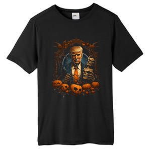 Trump Halloween Costume Scary President Tall Fusion ChromaSoft Performance T-Shirt