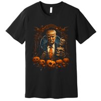 Trump Halloween Costume Scary President Premium T-Shirt