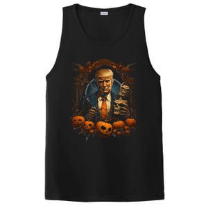 Trump Halloween Costume Scary President PosiCharge Competitor Tank