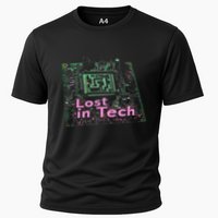 Tech Humor Computer Nerd Cooling Performance Crew T-Shirt