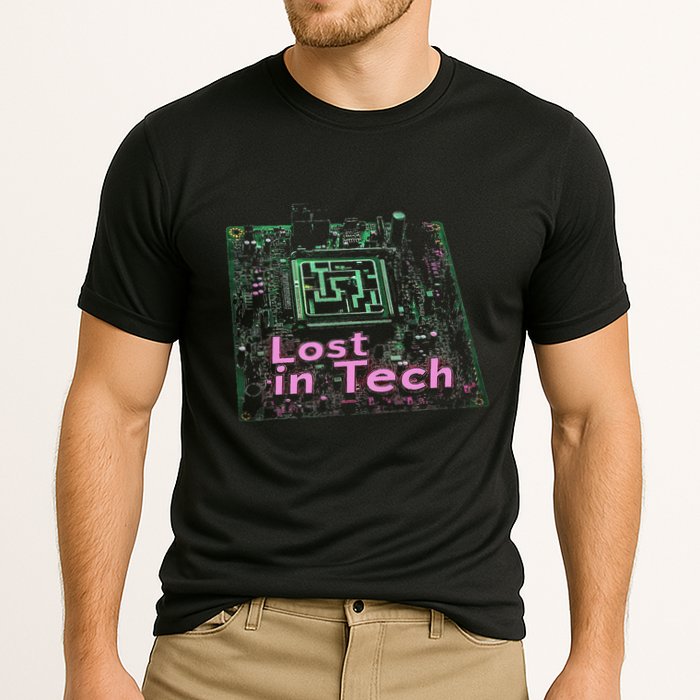Tech Humor Computer Nerd Cooling Performance Crew T-Shirt