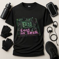 Tech Humor Computer Nerd Cooling Performance Crew T-Shirt