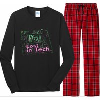 Tech Humor Computer Nerd Long Sleeve Pajama Set