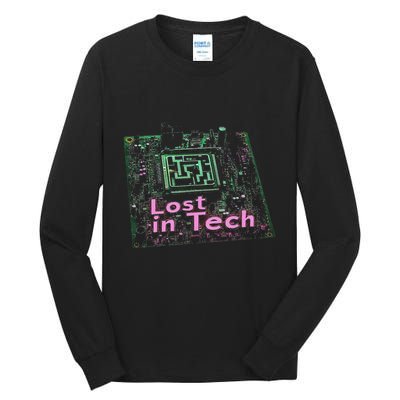 Tech Humor Computer Nerd Tall Long Sleeve T-Shirt