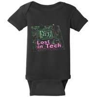 Tech Humor Computer Nerd Baby Bodysuit
