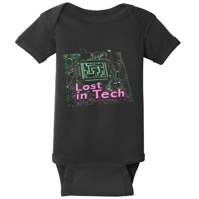 Tech Humor Computer Nerd Baby Bodysuit