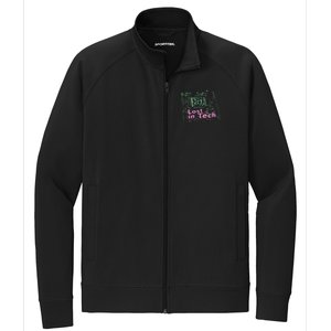 Tech Humor Computer Nerd Stretch Full-Zip Cadet Jacket