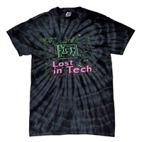 Tech Humor Computer Nerd Tie-Dye T-Shirt