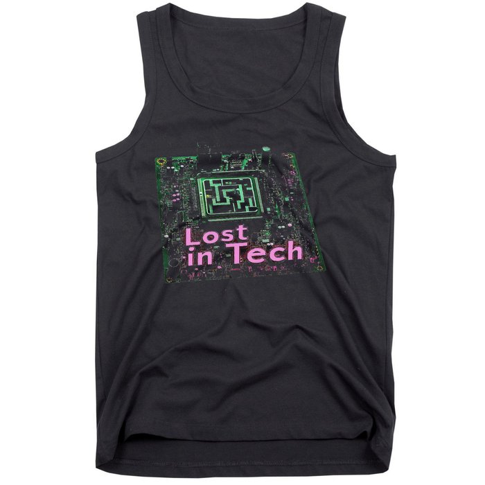 Tech Humor Computer Nerd Tank Top