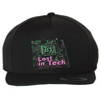 Tech Humor Computer Nerd Wool Snapback Cap
