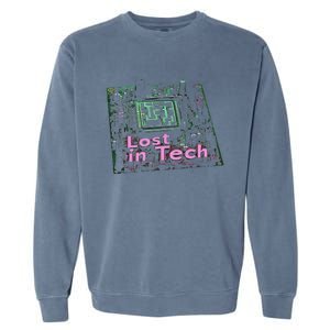 Tech Humor Computer Nerd Garment-Dyed Sweatshirt