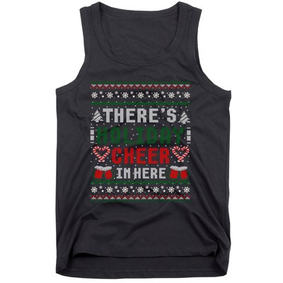 ThereS Holiday Cheer In Here Christmas Ugly Tank Top