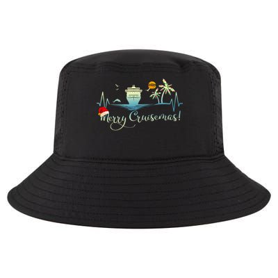 Tropical Heartbeat Christmas Cruise 2024 Merry Cruisemas Cool Comfort Performance Bucket Hat