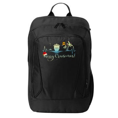 Tropical Heartbeat Christmas Cruise 2024 Merry Cruisemas City Backpack