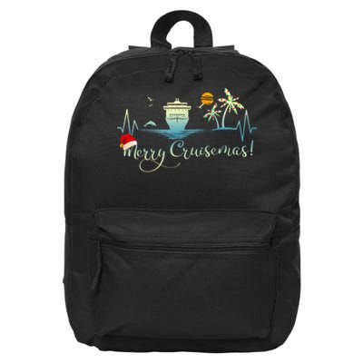 Tropical Heartbeat Christmas Cruise 2024 Merry Cruisemas 16 in Basic Backpack