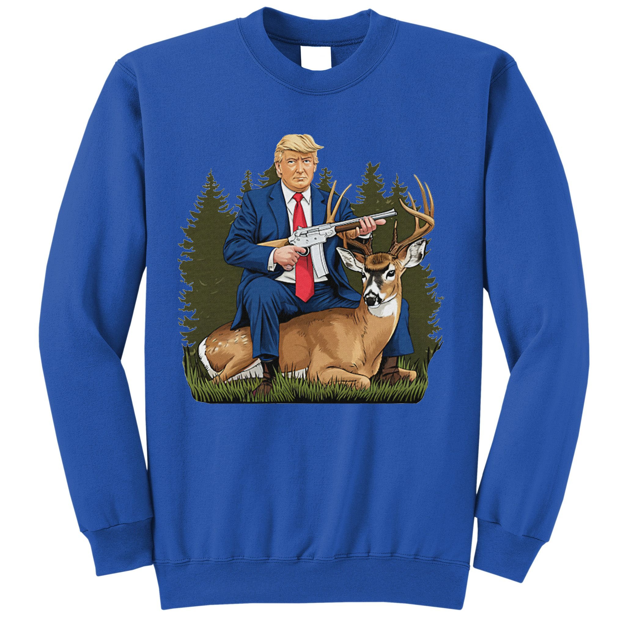Trump Hunting Deer Sweatshirt