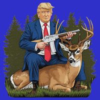 Trump Hunting Deer Sweatshirt