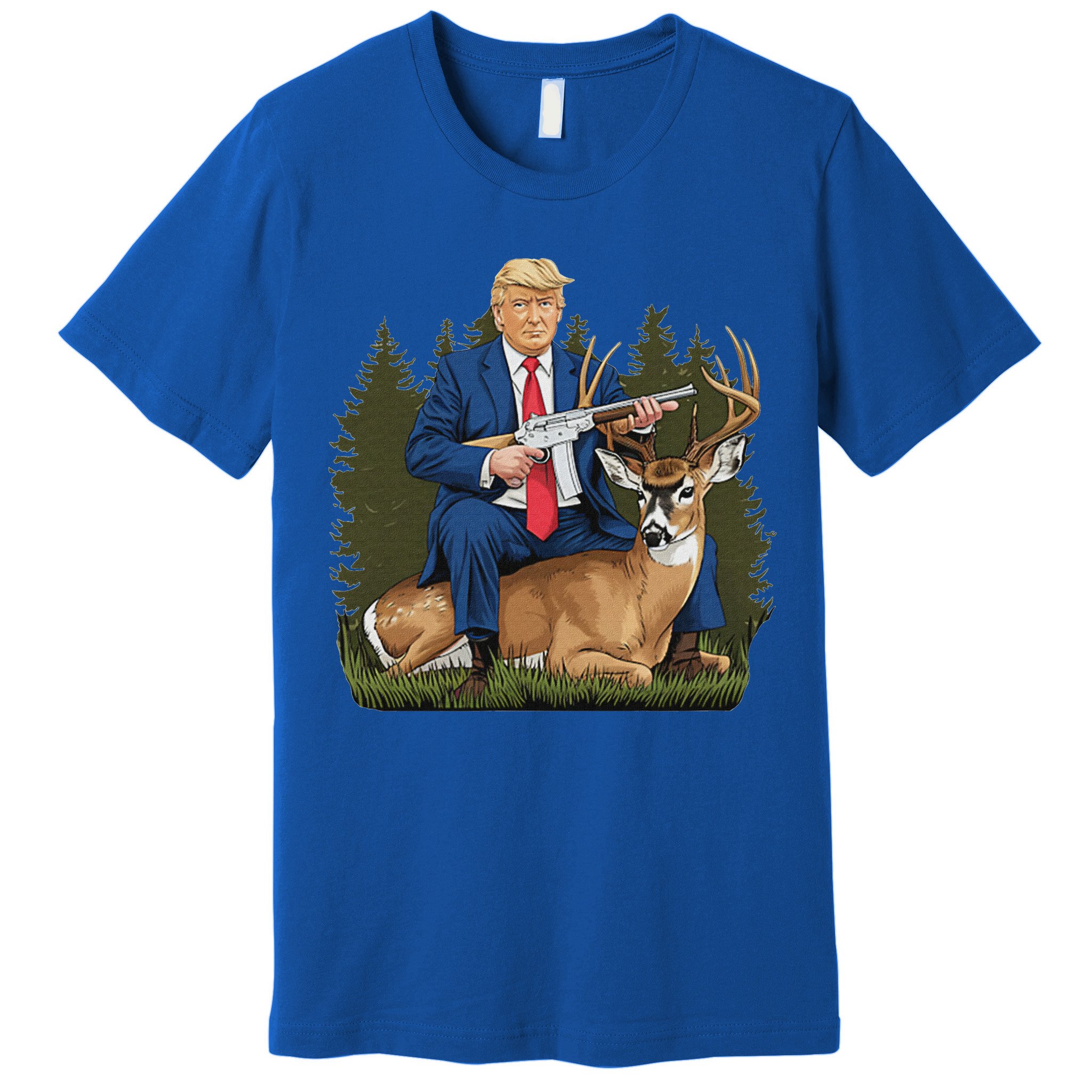 Trump Hunting Deer Premium T-Shirt
