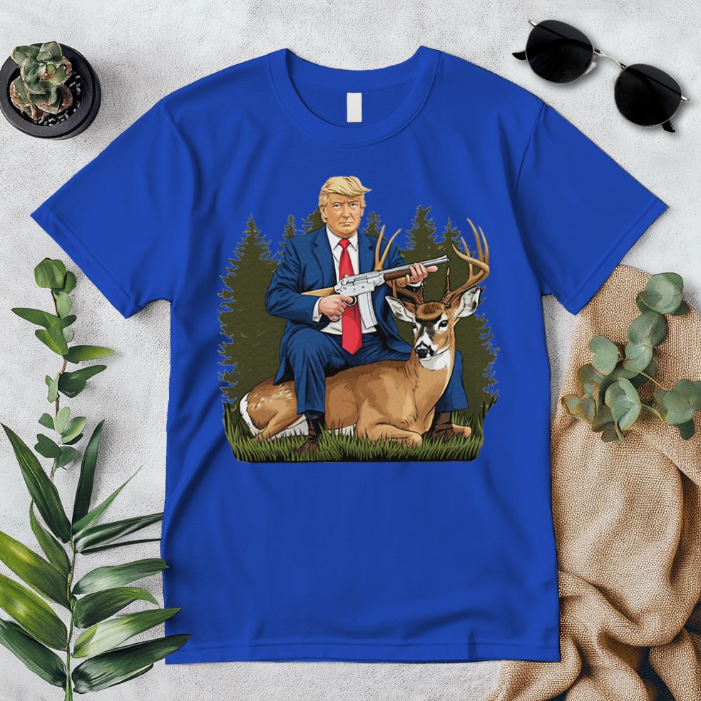 Trump Hunting Deer Premium T-Shirt