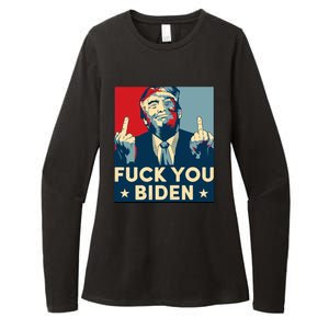 Trump Hope Design Fuck You Biden Womens CVC Long Sleeve Shirt