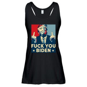 Trump Hope Design Fuck You Biden Ladies Essential Flowy Tank