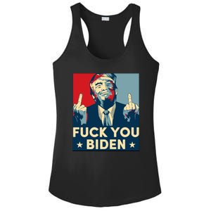 Trump Hope Design Fuck You Biden Ladies PosiCharge Competitor Racerback Tank