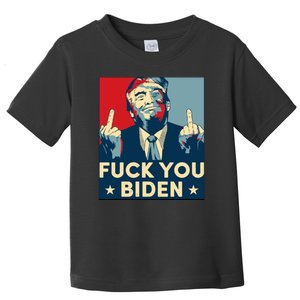 Trump Hope Design Fuck You Biden Toddler T-Shirt