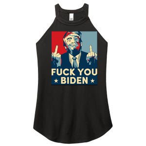 Trump Hope Design Fuck You Biden Women's Perfect Tri Rocker Tank