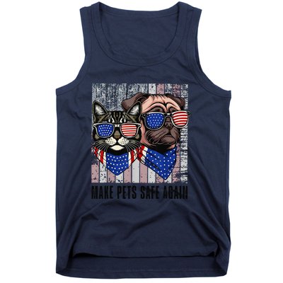 Trump Harris Debate Eating The Dogs Cat Make Pets Safe Again Tank Top