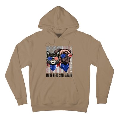 Trump Harris Debate Eating The Dogs Cat Make Pets Safe Again Hoodie