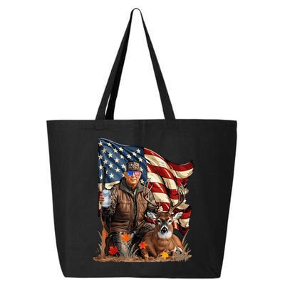 Trump Hunting Deer Funny Beer Drinking Beer Hunting 25L Jumbo Tote