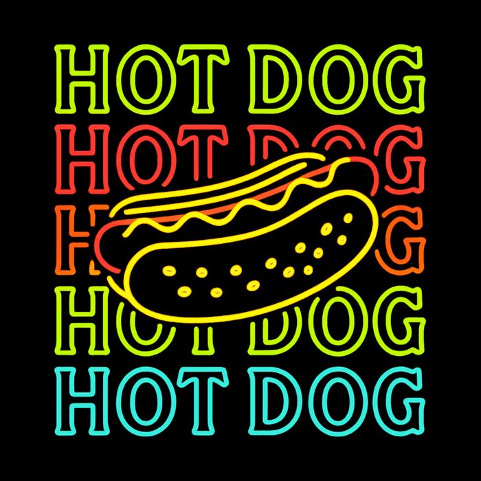 Trending Hot Dog Fashion Neon Design City Backpack