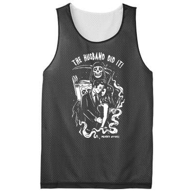 The Husband Did It True Crime Mesh Reversible Basketball Jersey Tank