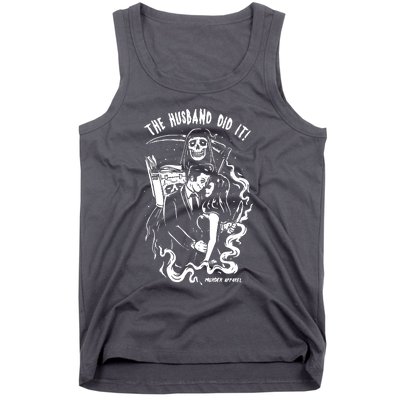 The Husband Did It True Crime Tank Top