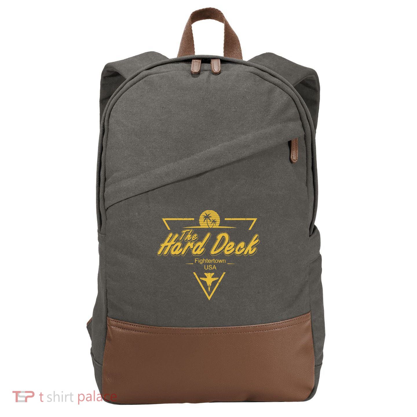 The Hard Deck Bar Cotton Canvas Backpack